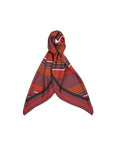 KAREN WALKER STRIPE CLASSIC SCARF PLUM