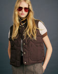 KAREN WALKER QUILTED DRIFT VEST