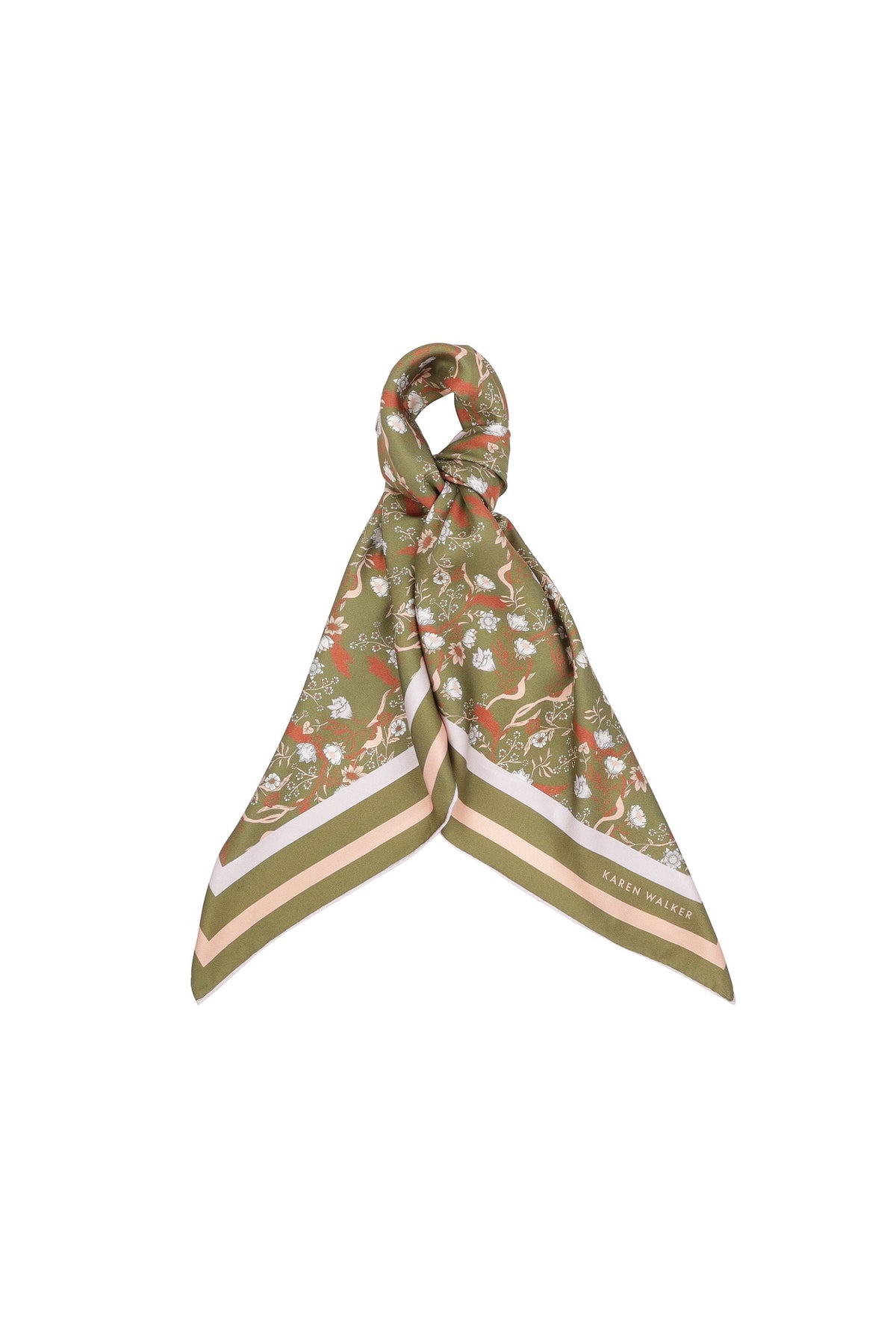 KAREN WALKER WHIMSY FLORAL CLASSIC SCARF
