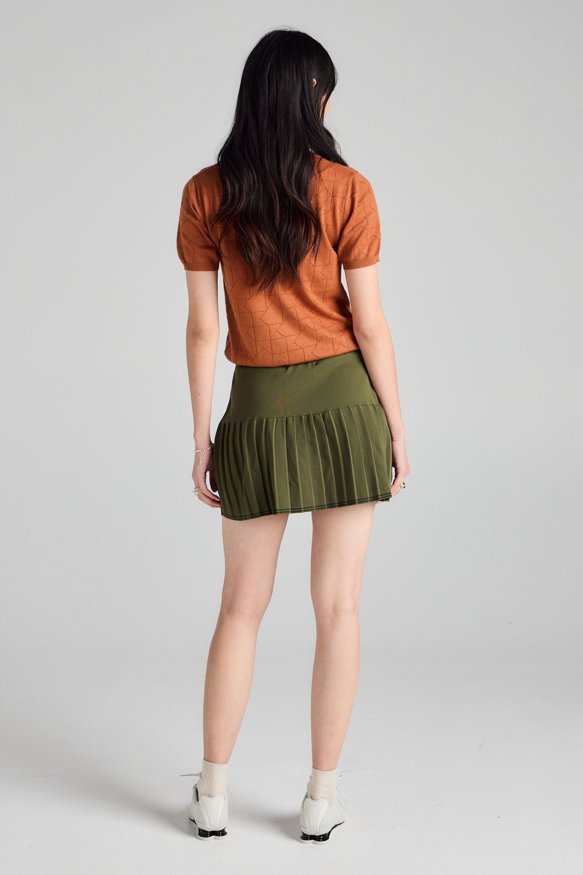KAREN WALKER RUNAWAY KNIT SKIRT