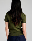 KAREN WALKER RUNAWAY KNIT POLO