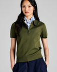 KAREN WALKER RUNAWAY KNIT POLO