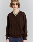 KAREN WALKER POSY CASHMERE CARDIGAN