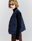 KAREN WALKER QUILTED DRIFT VEST