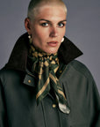 KAREN WALKER MONOGRAM CHECK SCARF