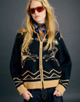 KAREN WALKER CAROUSEL KNIT BOMBER