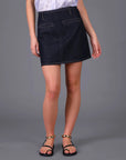 STORM FRONT POCKET DENIM MINI SKIRT