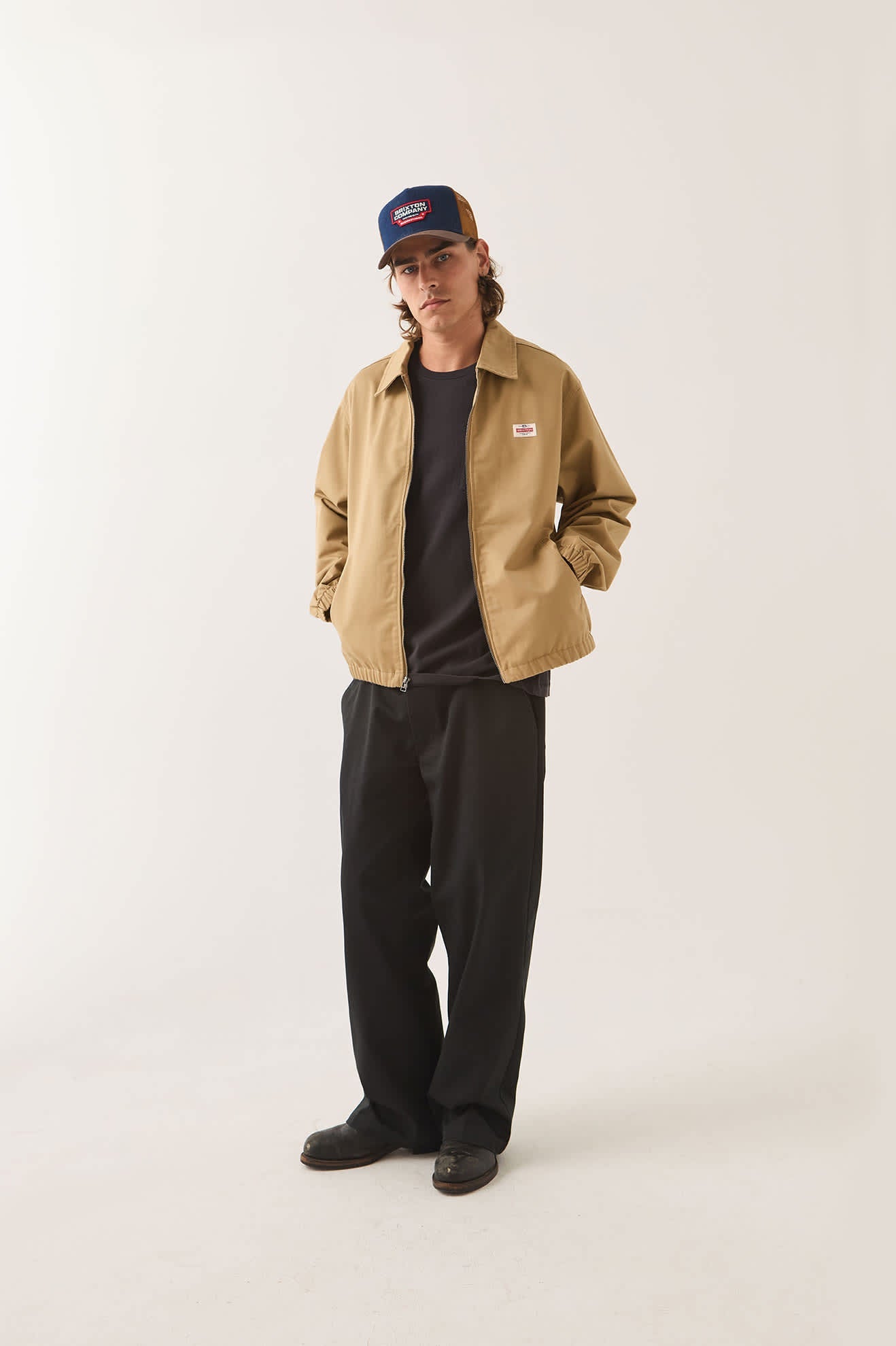 TRADEMARK LW GARAGE ZIP JACKET - KHAKI