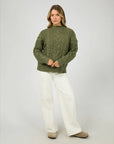 ALL ABOUT EVE HIGGINS CABLE KNIT