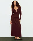 MINKPINK MYRA U WIRE MIDI DRESS