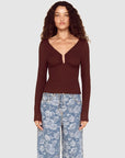 MINKPINK MYRA U WIRE TOP