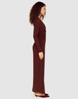MINKPINK MYRA U WIRE MIDI DRESS