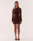 SOVERE ADA LONG SLEEVE MINI DRESS