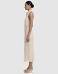 STAPLE THE LABEL EVA HALTER MIDI DRESS