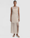 STAPLE THE LABEL EVA SHEATH MAXI DRESS