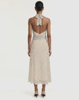 STAPLE THE LABEL EVA HALTER MIDI DRESS
