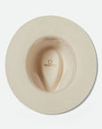 BRIXTON WESLEY FEDORA - OFF WHITE