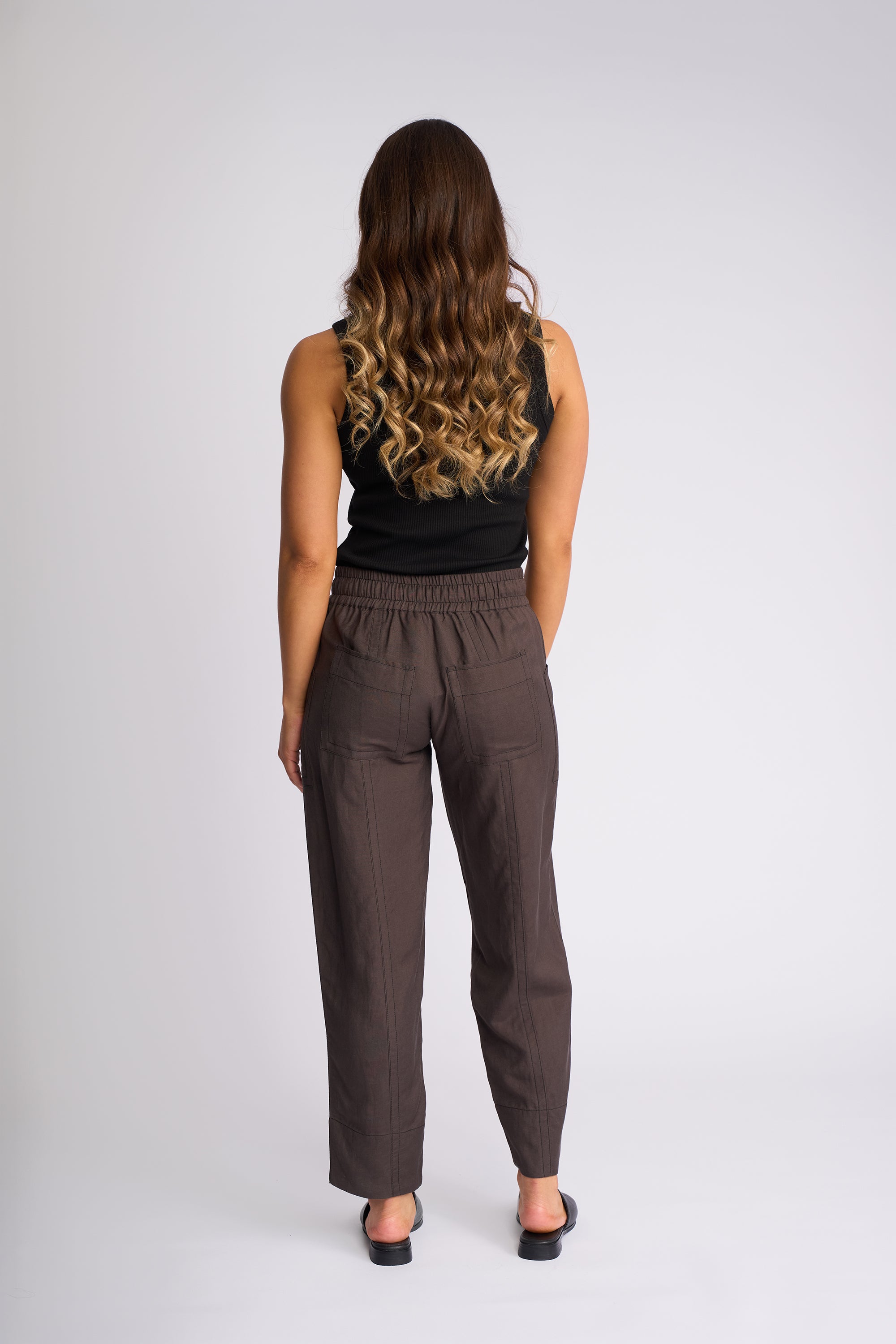 KNEWE DEW BARREL LEG ANKLE GRAZER PANT