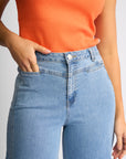 KNEWE INDEX WIDE LEG ANKLE GRAZER JEAN