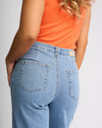 KNEWE INDEX WIDE LEG ANKLE GRAZER JEAN