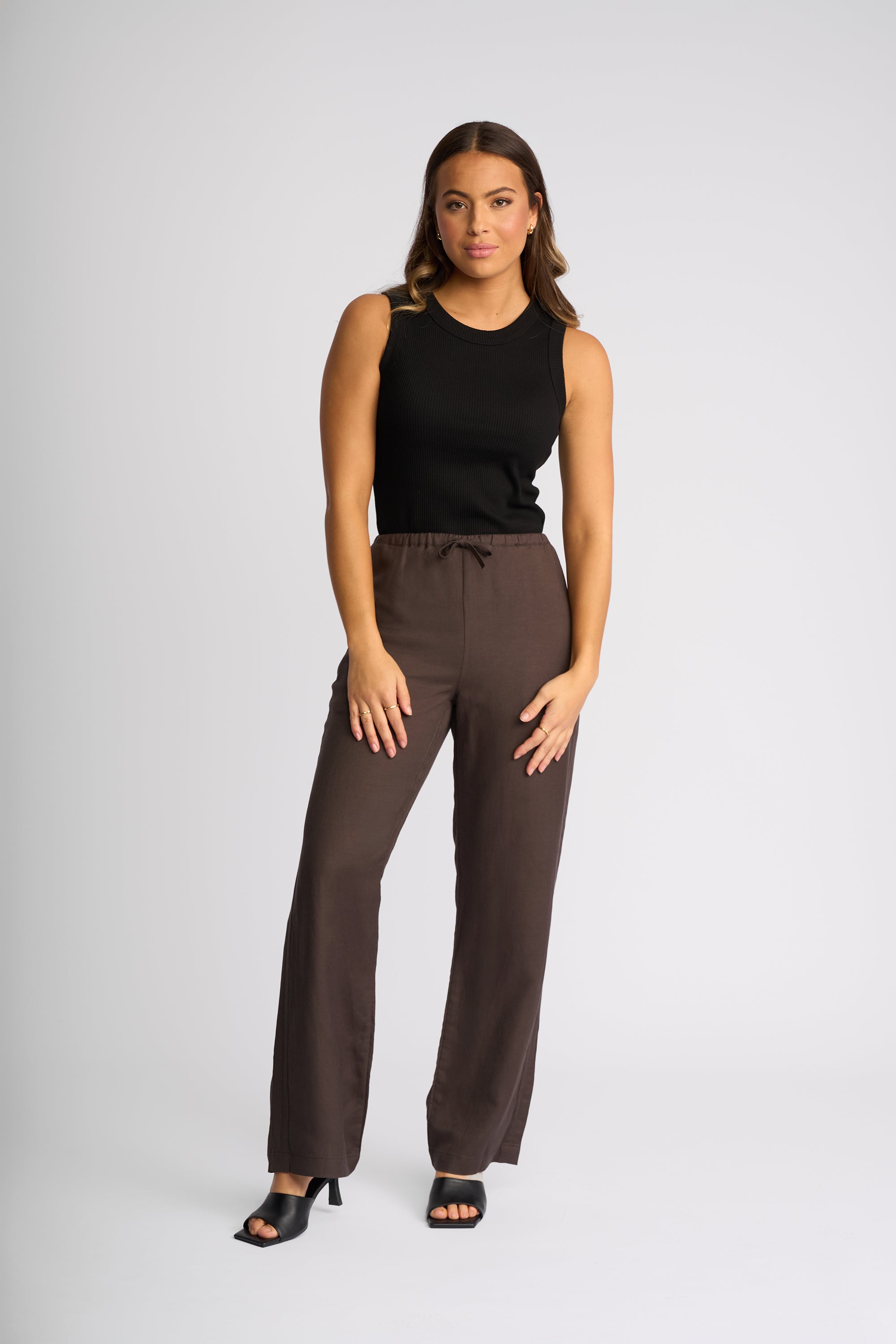 KNEWE BIRDIE STRAIGHT LEG FULL LENGTH PANT
