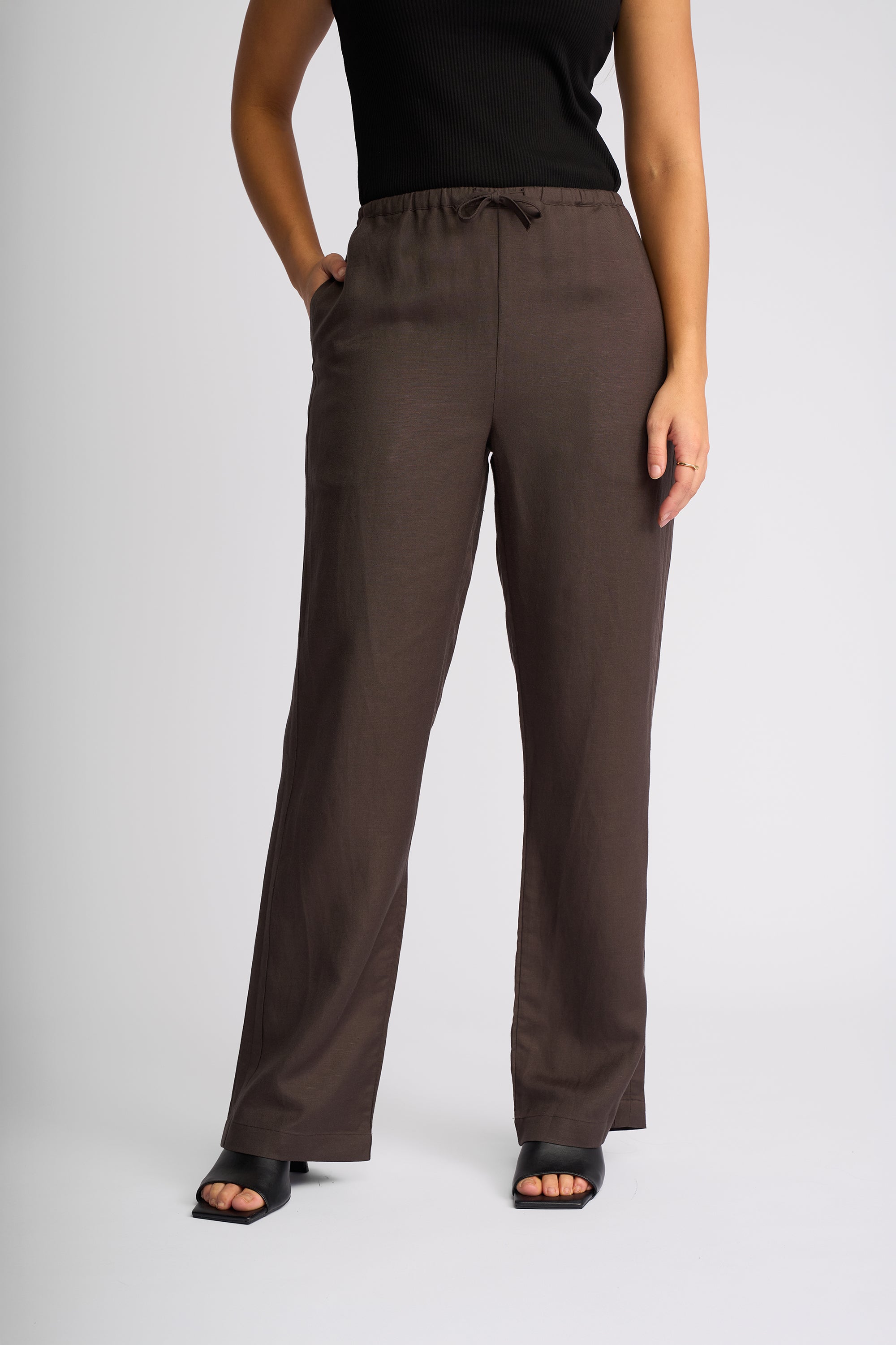 KNEWE BIRDIE STRAIGHT LEG FULL LENGTH PANT