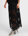 STORM LACE MIDI SKIRT