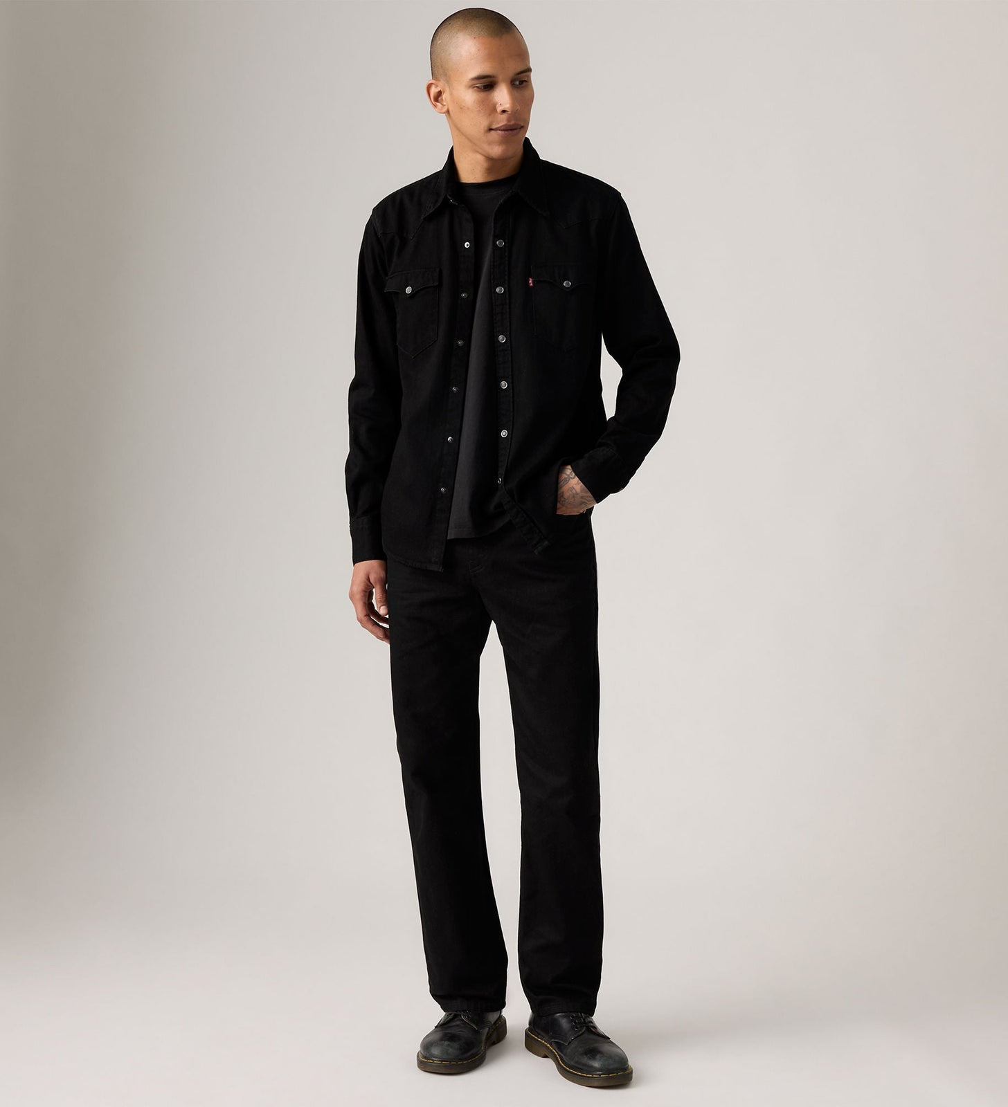LEVIS 516 STRAIGHT - BLACK RINSE