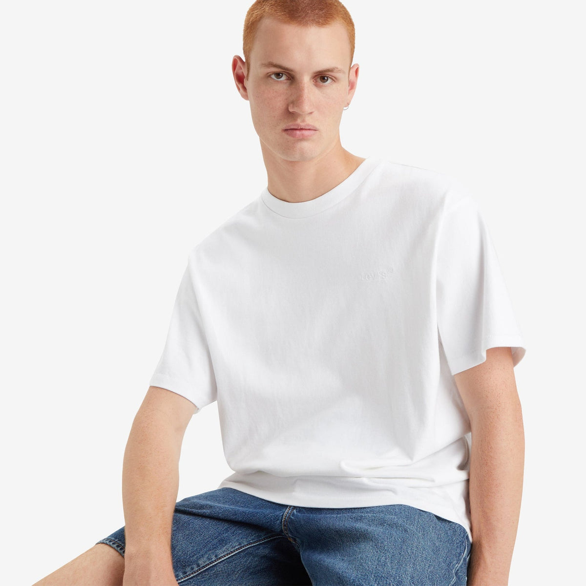 LEVIS RED TAB VINTAGE TEE WHITE