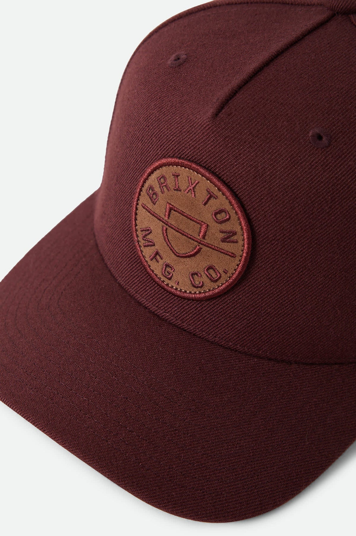 BRIXTON CREST SNAPBACK - BRICK/BROWN