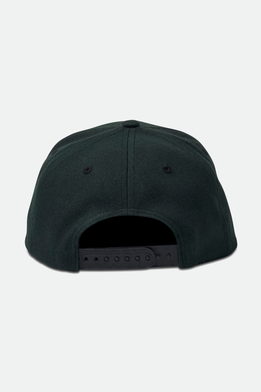 BRIXTON CREST SNAPBACK - BLACK
