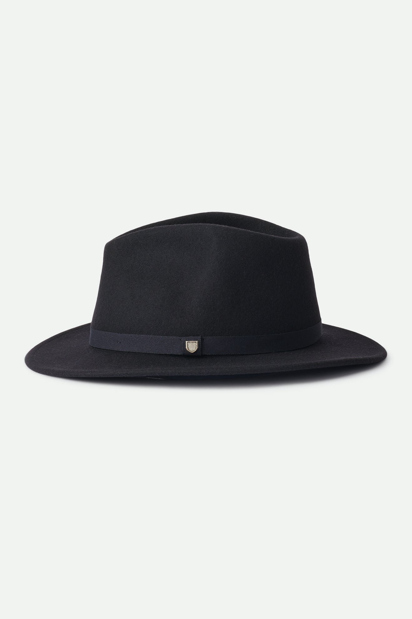 BRIXTON MESSER FEDORA - BLACK/BLACK