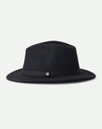 BRIXTON MESSER FEDORA - BLACK/BLACK