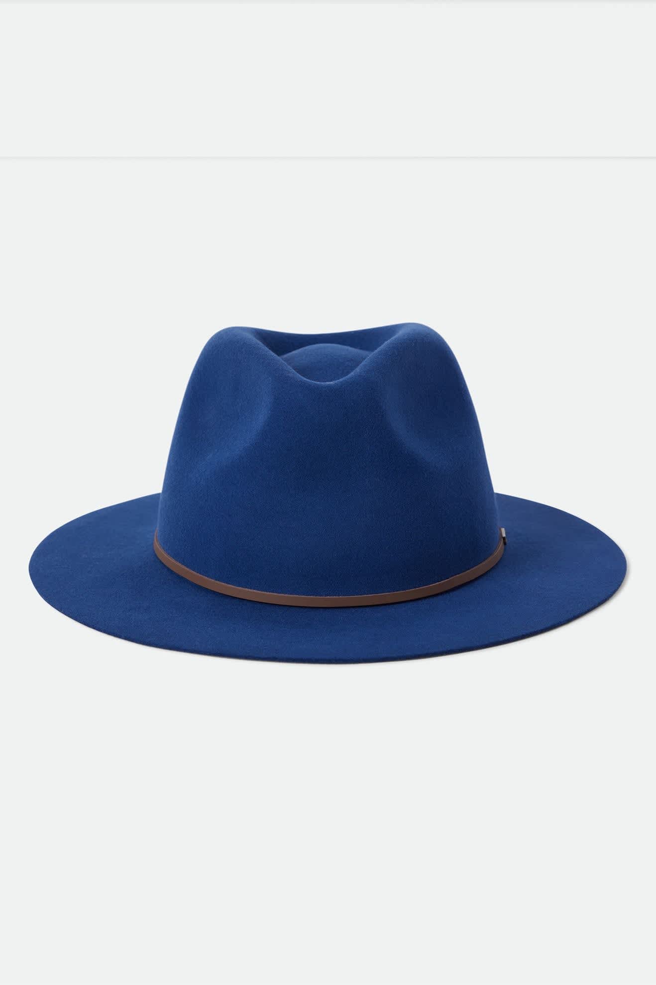 BRIXTON WESLEY FEDORA - CLASSIC NAVY