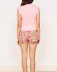 MINK PINK MILA SHIRRED TOP