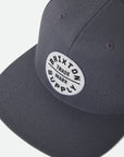 BRIXTON OATH III SNAPBACK - FUTURE GREY