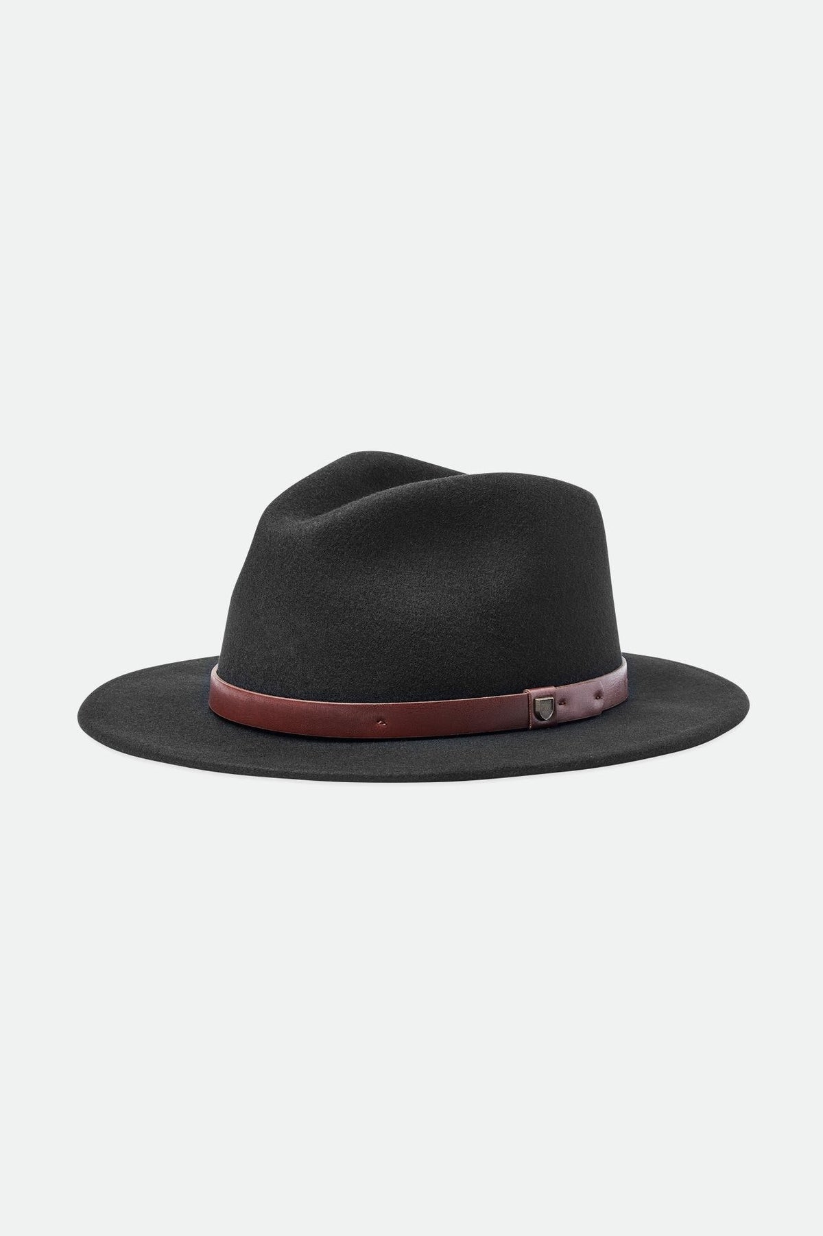 BRIXTON MESSER FEDORA - BLACK