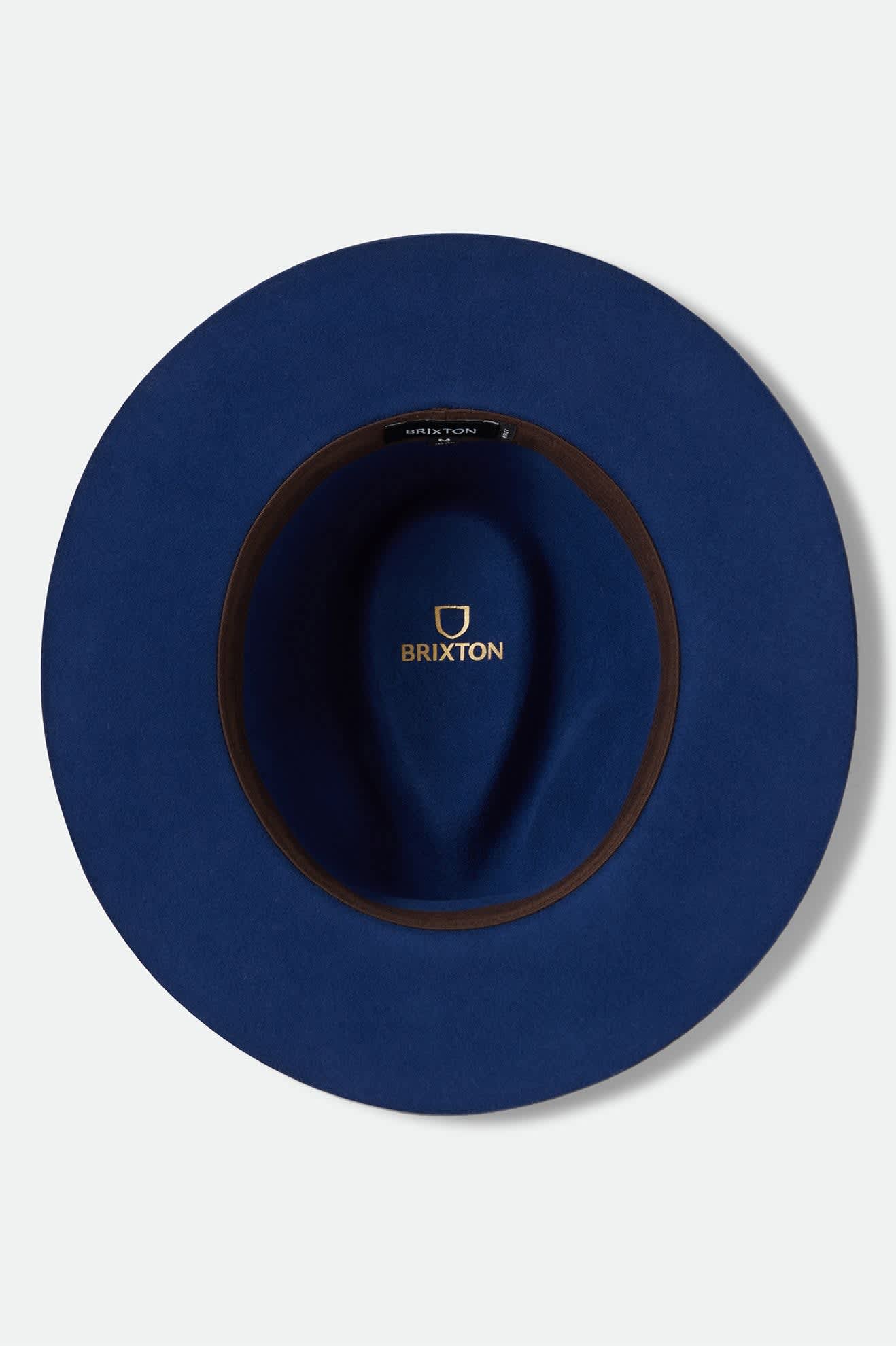 BRIXTON WESLEY FEDORA - CLASSIC NAVY