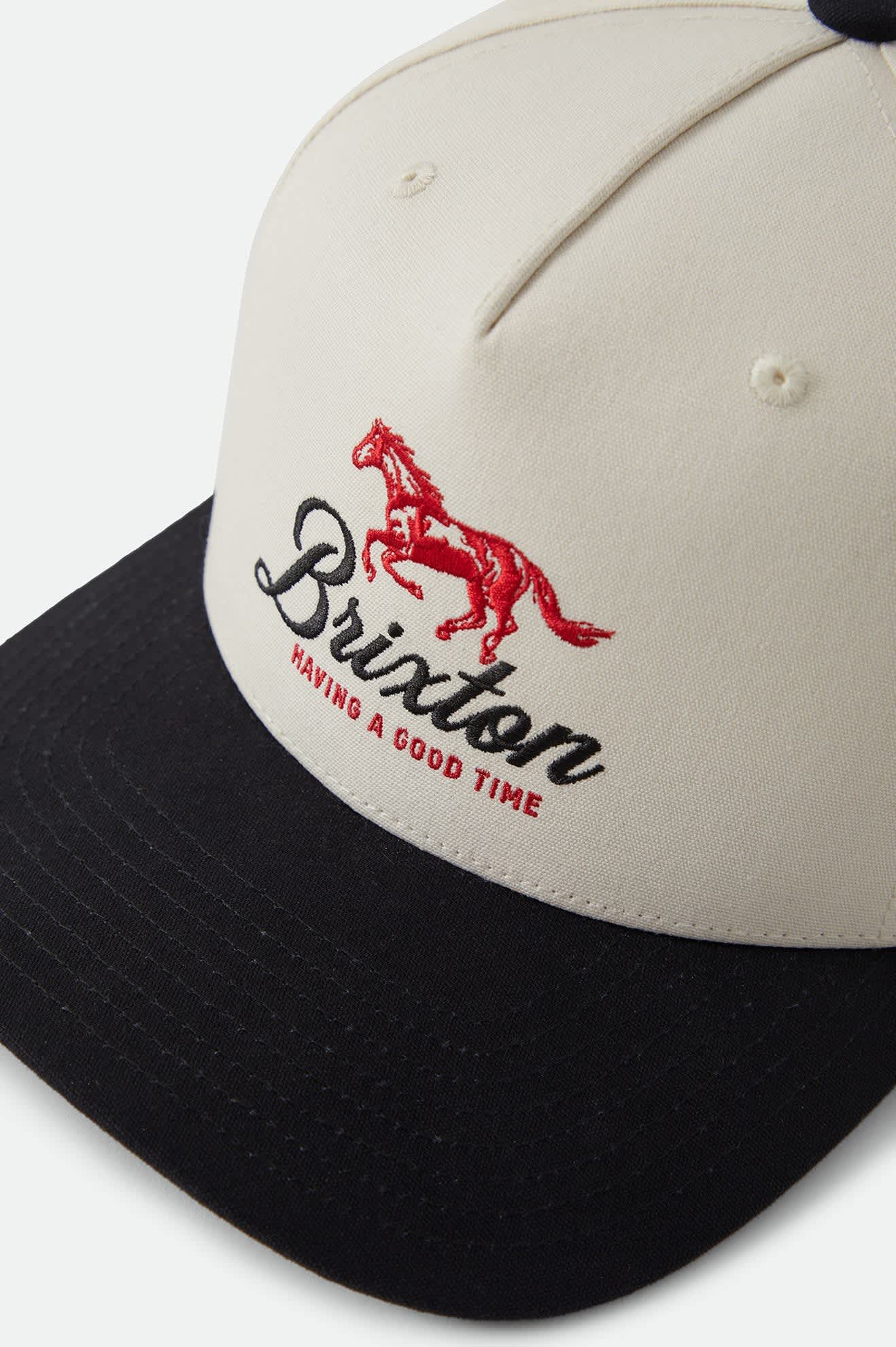 BRIXTON GOOD TIMES C MP SNAPBACK - BLACK/WHITE