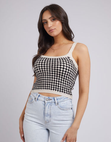 ALL ABOUT EVE SASHA KNIT TOP