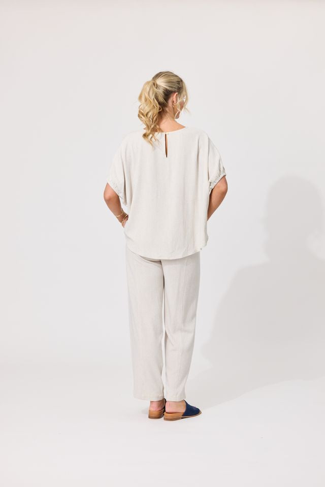 LEMON TREE COSTA LINEN TOP