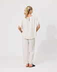LEMON TREE COSTA LINEN TOP