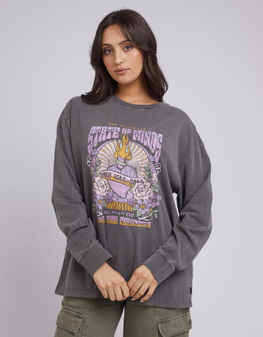 ALL ABOUT EVE SWIRL LS TEE