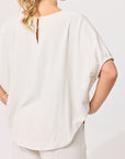 LEMON TREE COSTA LINEN TOP