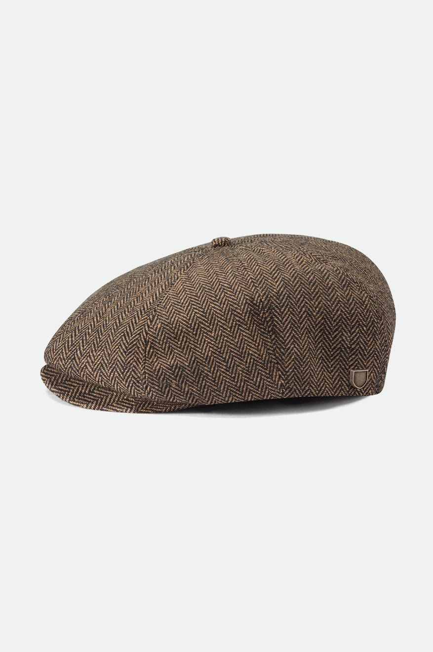 BRIXTON BROOD SNAP CAP - BROWN/KHAKI