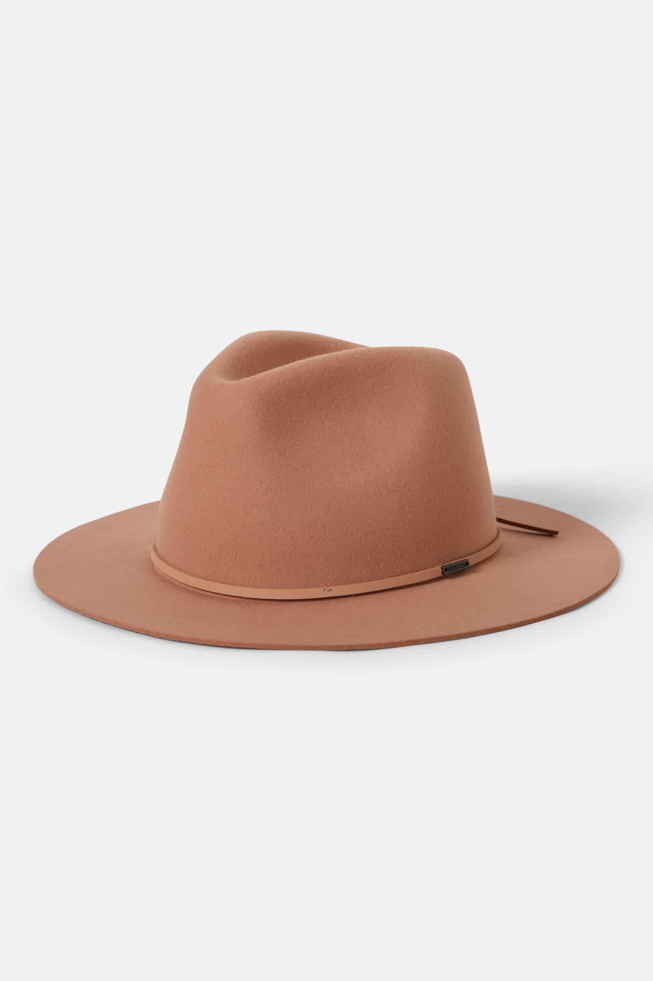 BRIXTON WESLEY FEDORA - ITALIAN CLAY