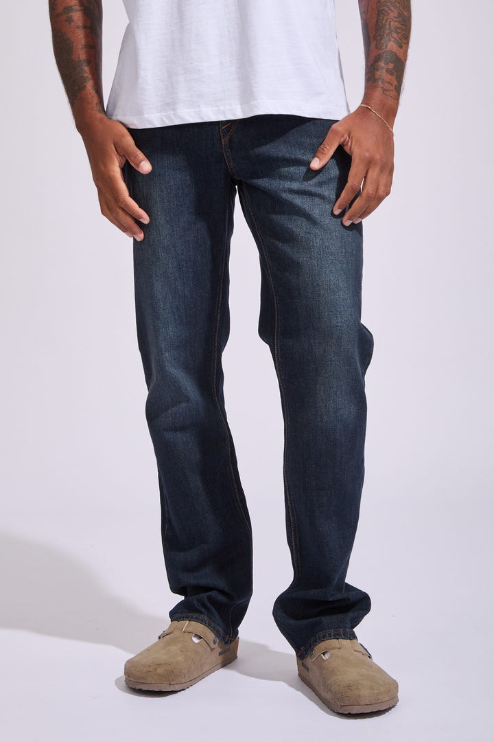 VOLCOM SOLVER JEANS - VINTAGE BLUE