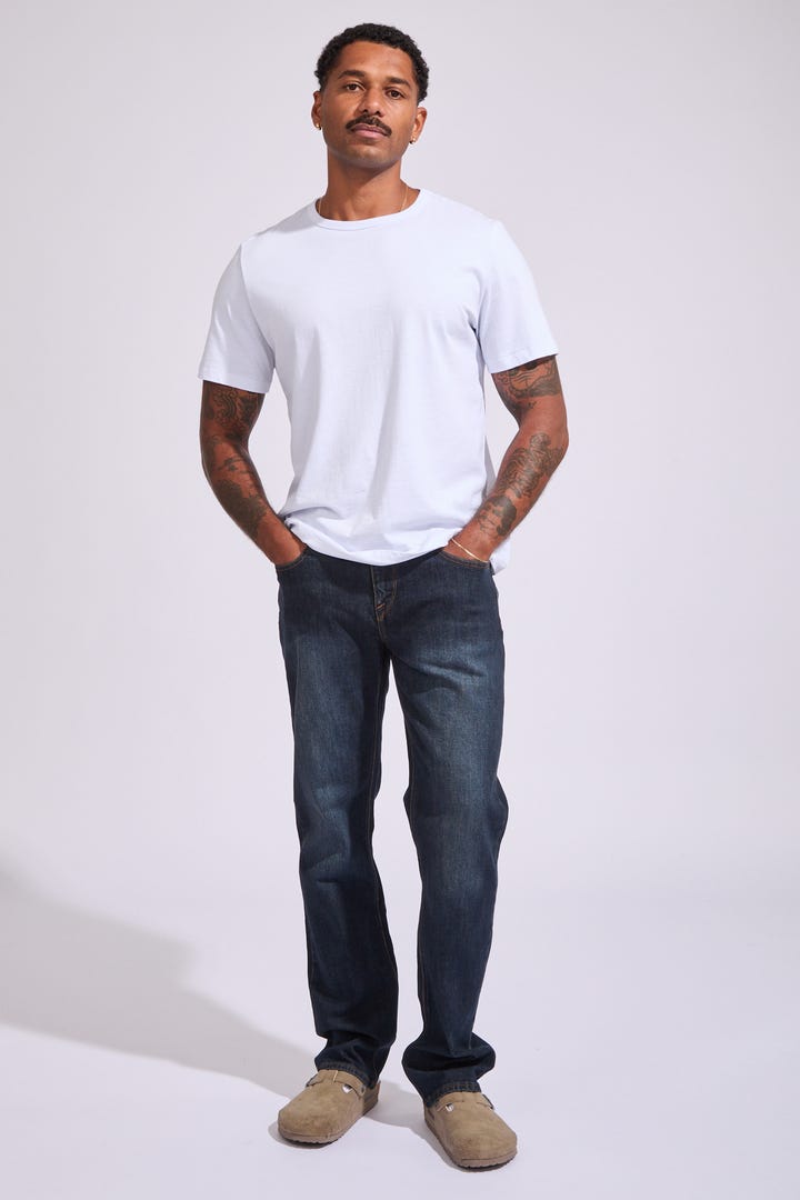 VOLCOM SOLVER JEANS - VINTAGE BLUE
