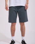 VOLCOM SOLVER LITE 5 POCKET SHORT 19 DARK SLATE