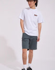 VOLCOM SOLVER LITE 5 POCKET SHORT 19 DARK SLATE